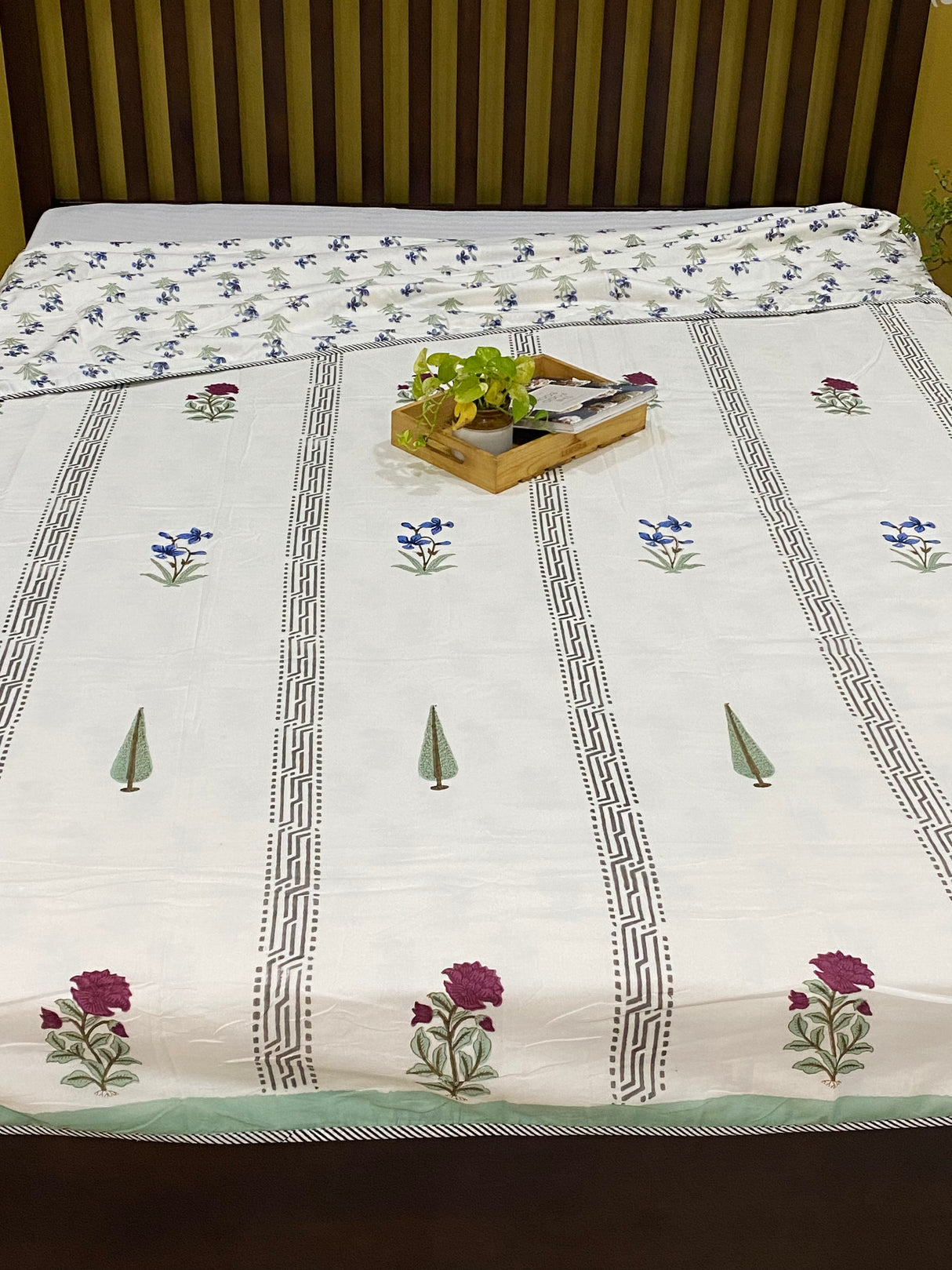 Blockprint Cotton Dohar