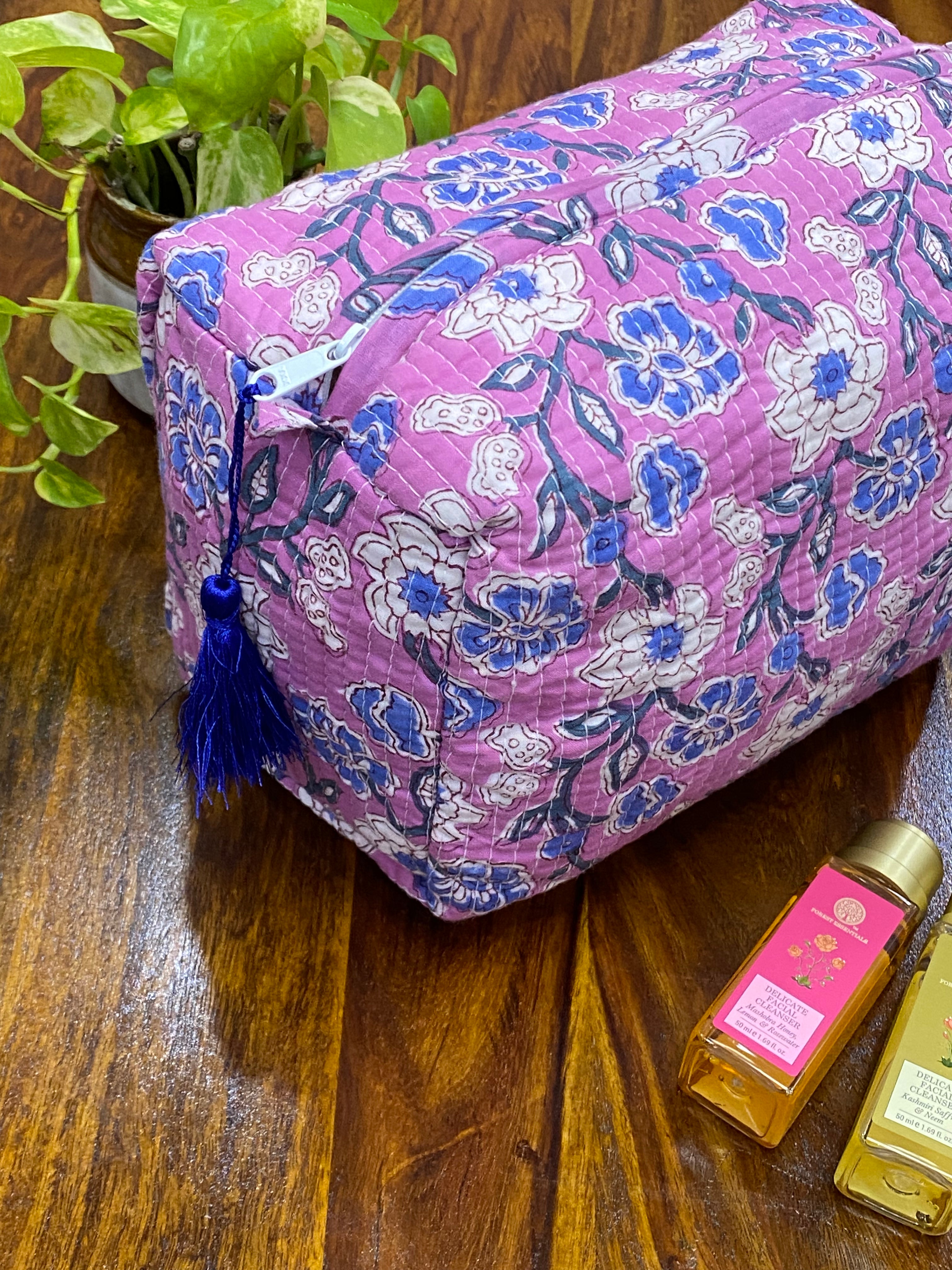 LARGE Multipurpose Quilted Pouch/ Bag