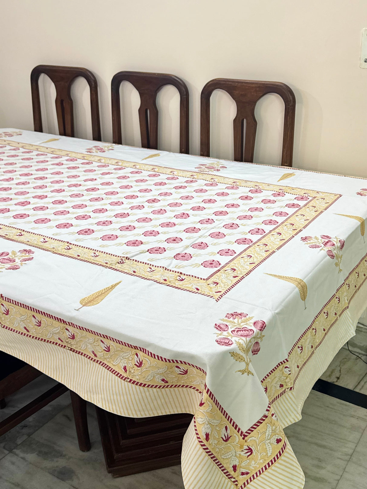 Blockprint Table Cloth 8 Seater (108*60 inches)