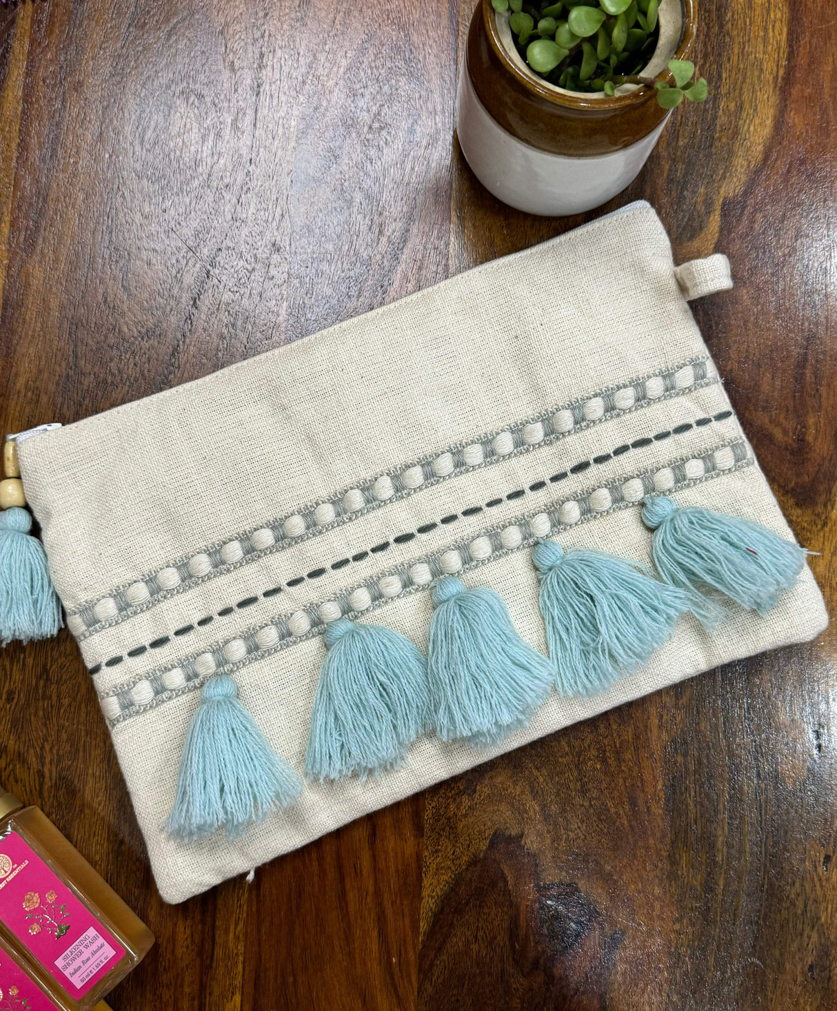 Multipurpose Quilted Pouch/ Bag- Flat