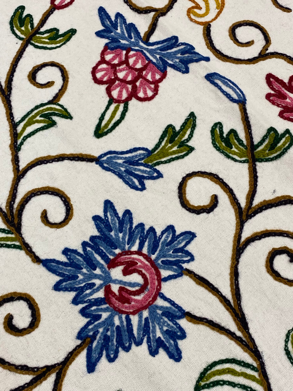 Kashmiri Embroidery Cotton Bedcover