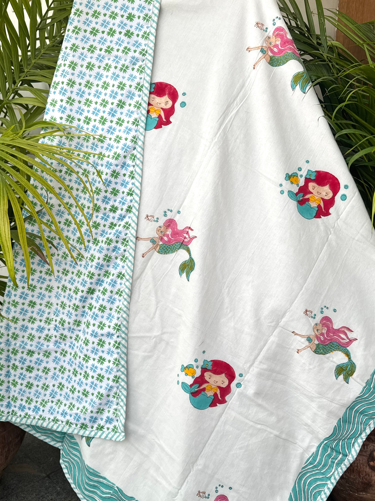 Mermaids Paradise- Layered Kids Blanket