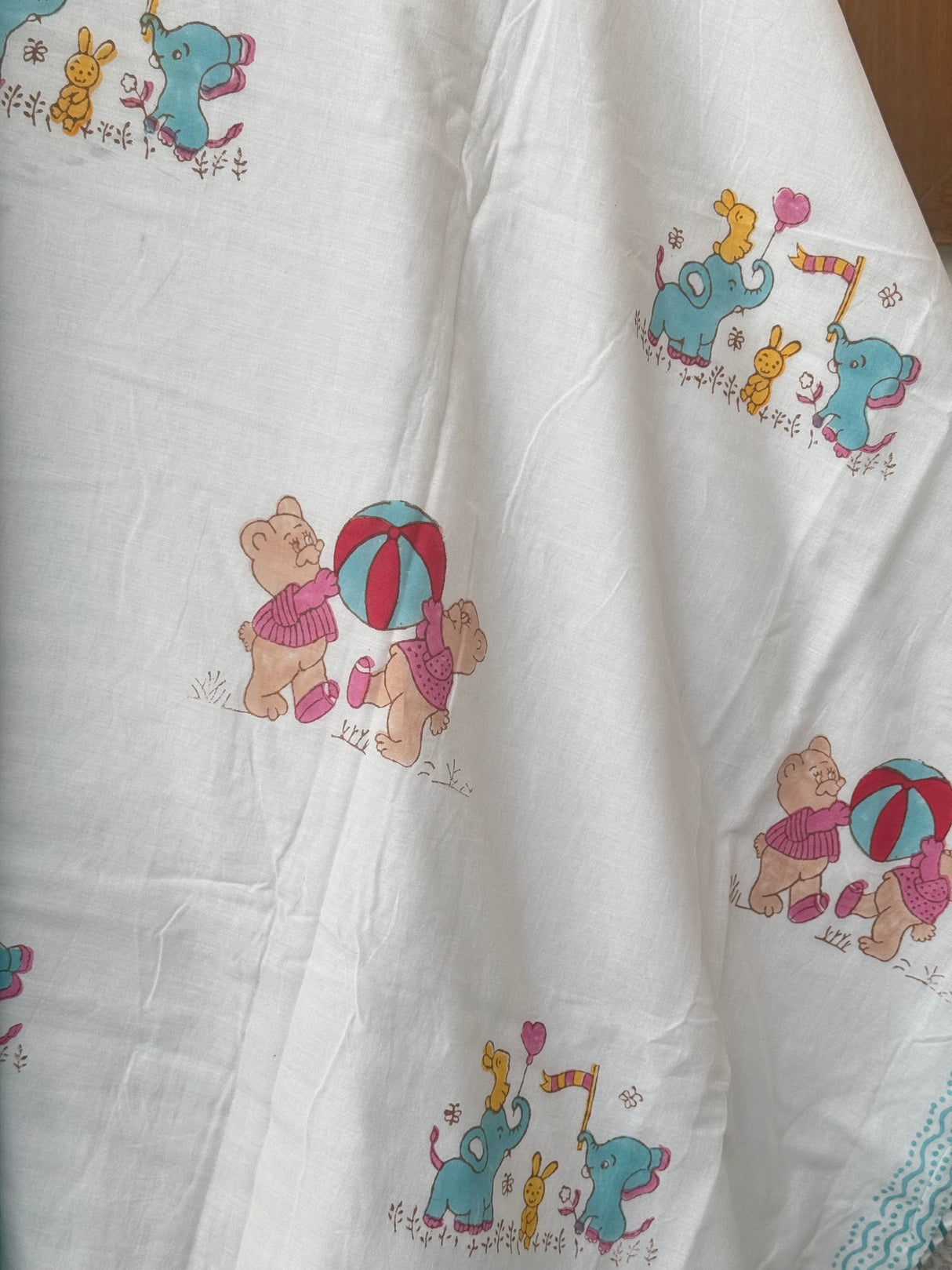 Elephants Circus Joy- Layered Kids Blanket