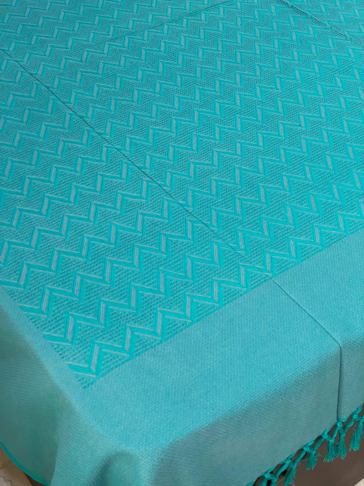 Pure Cotton REVERSIBLE Bedspread with 2 Pillow Cases