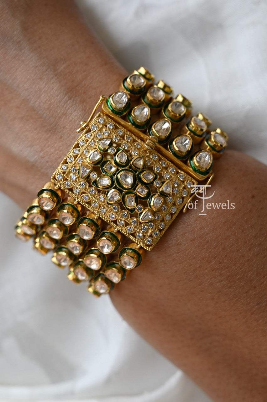 jodha-legacy-bracelet-statement-handcrafted-92-5-silver-meenakari-bracelet