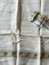 Limited Edition Pure Banarsi Tissue Silk and Georgette Lehenga with Pure Silk Paithani Dupatta