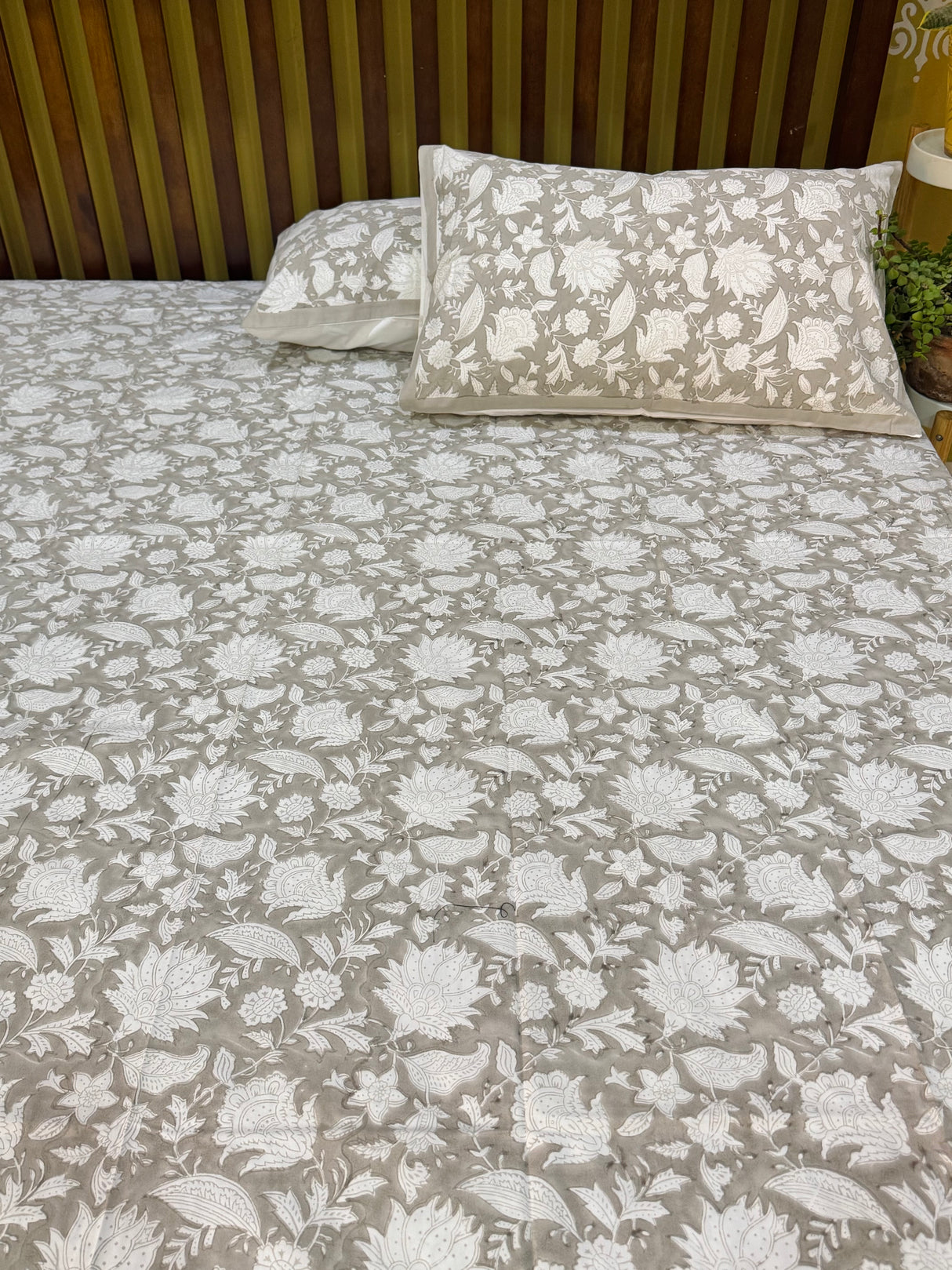 Jaipur handmade floral bedsheets for export and wholesale