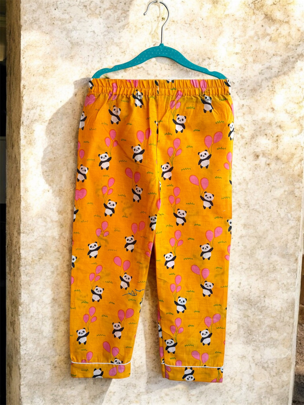Yellow Panda Kids Night Suit Set