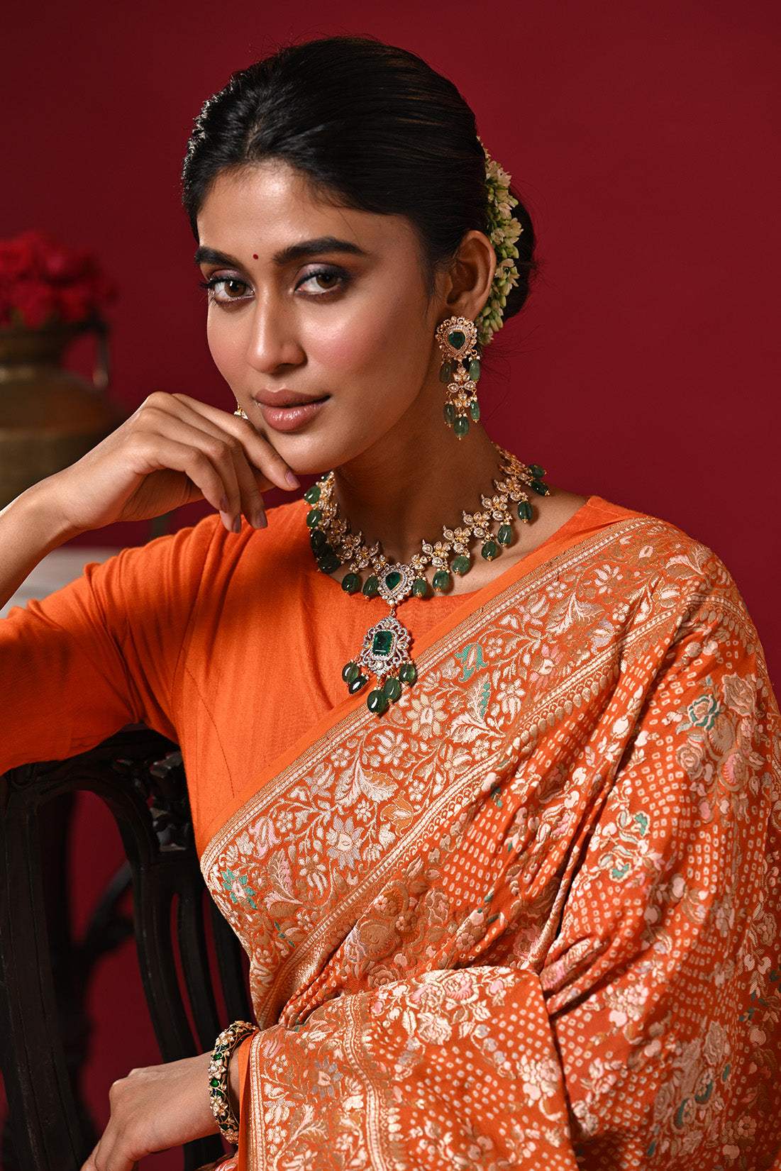 The Silver Legacy - Gorgeous Handcrafted 92.5 Silver Necklace and Earrings