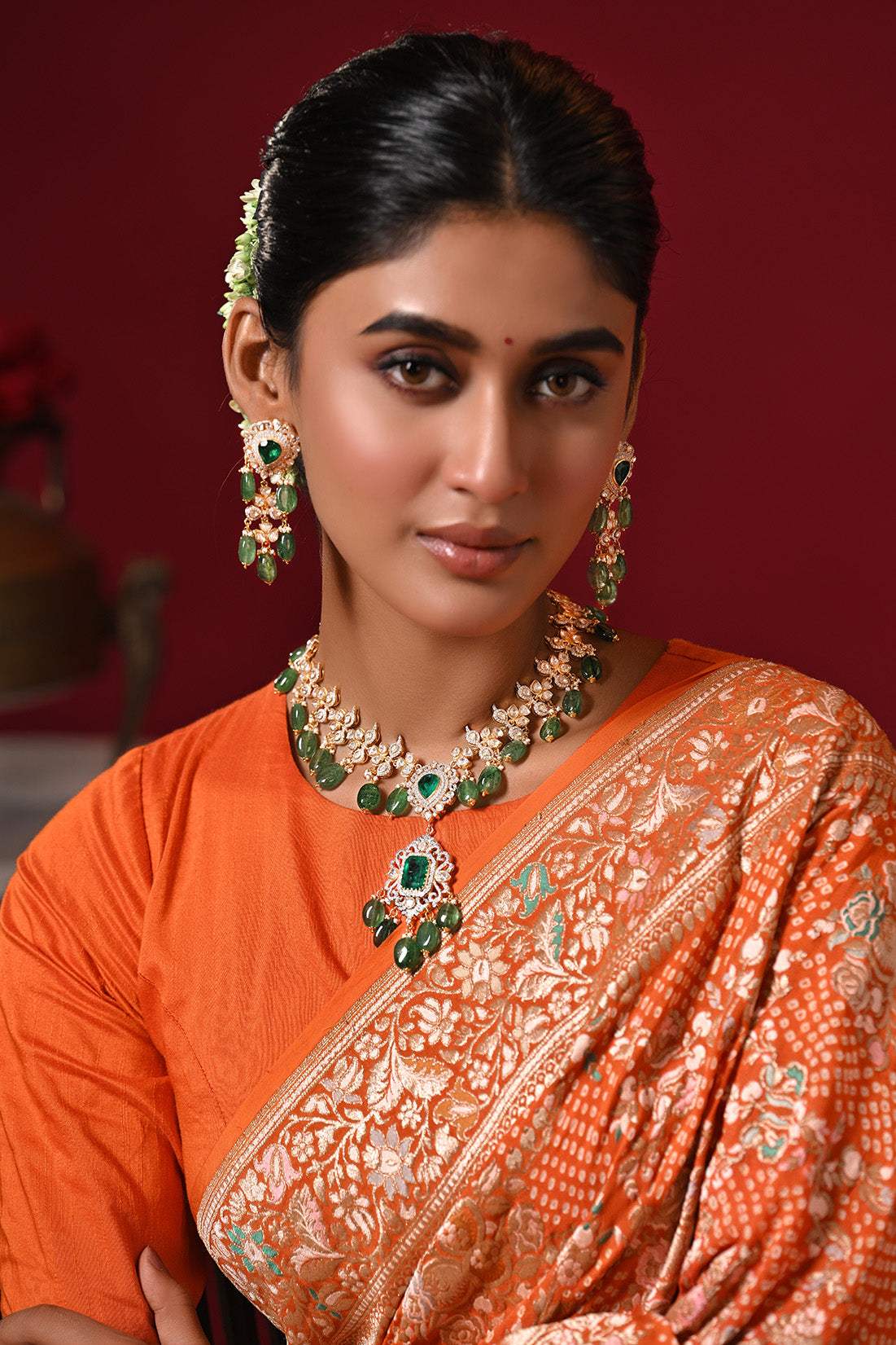 The Silver Legacy - Gorgeous Handcrafted 92.5 Silver Necklace and Earrings