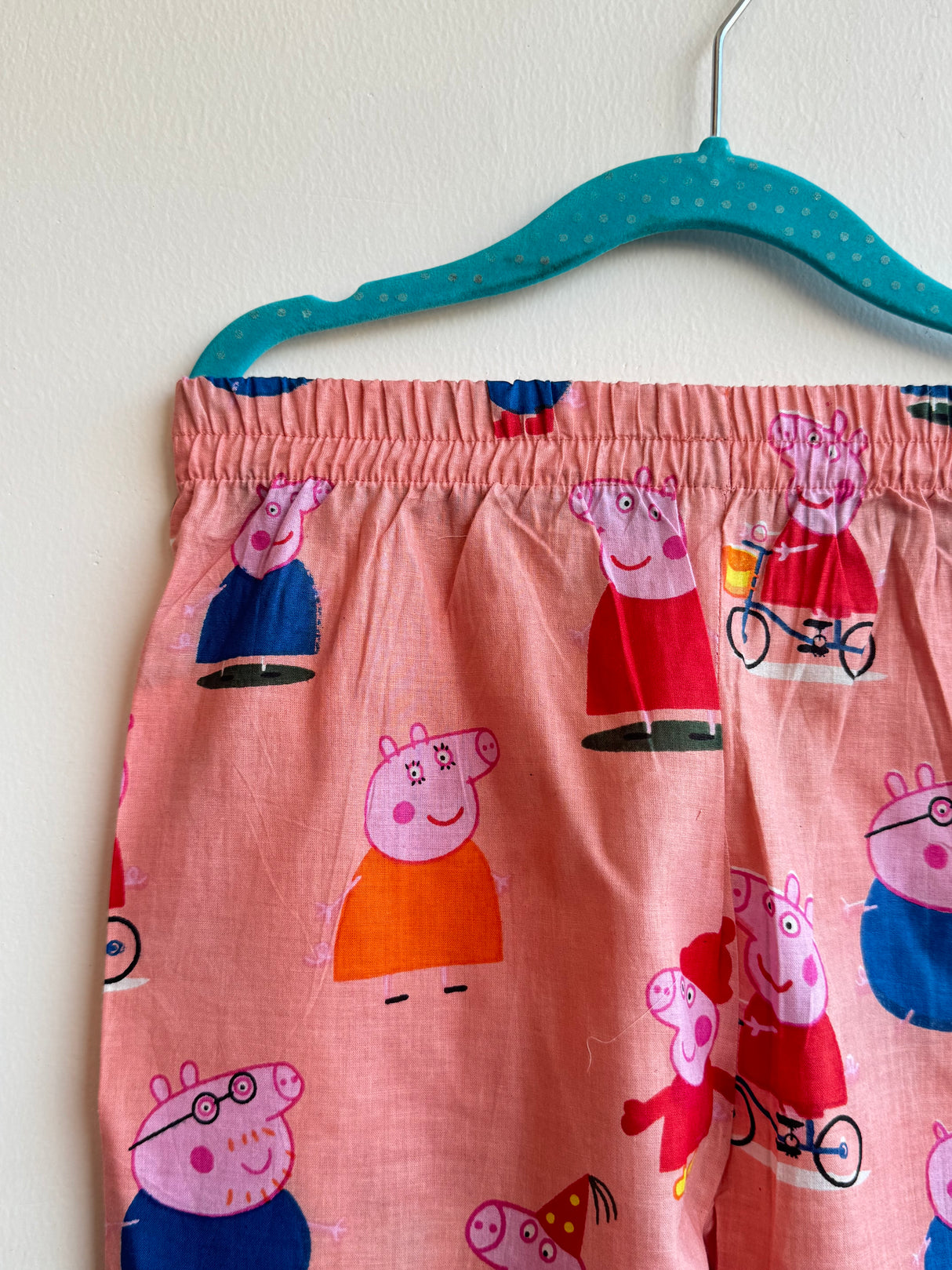 Peach Peppa Pig Family Kids Night Suit Set