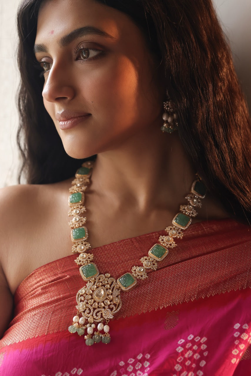 aarohi-e-hariyali-handcrafted-92-5-silver-necklace-set-004