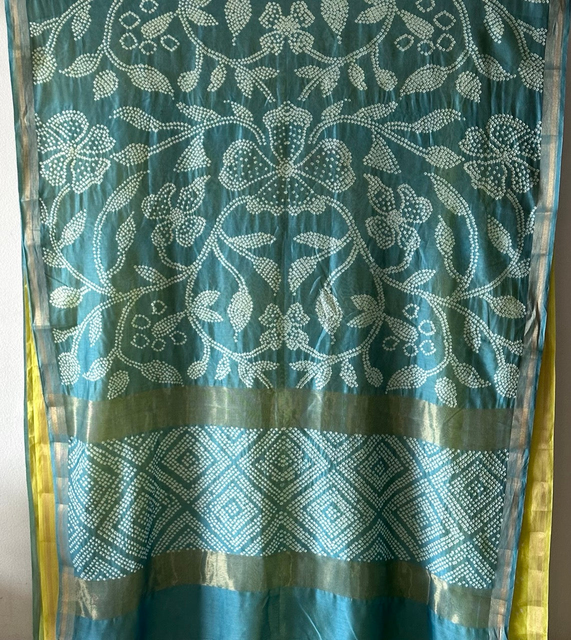 aqua-sunshine-chanderi-cotton-silk-bandhani-saree