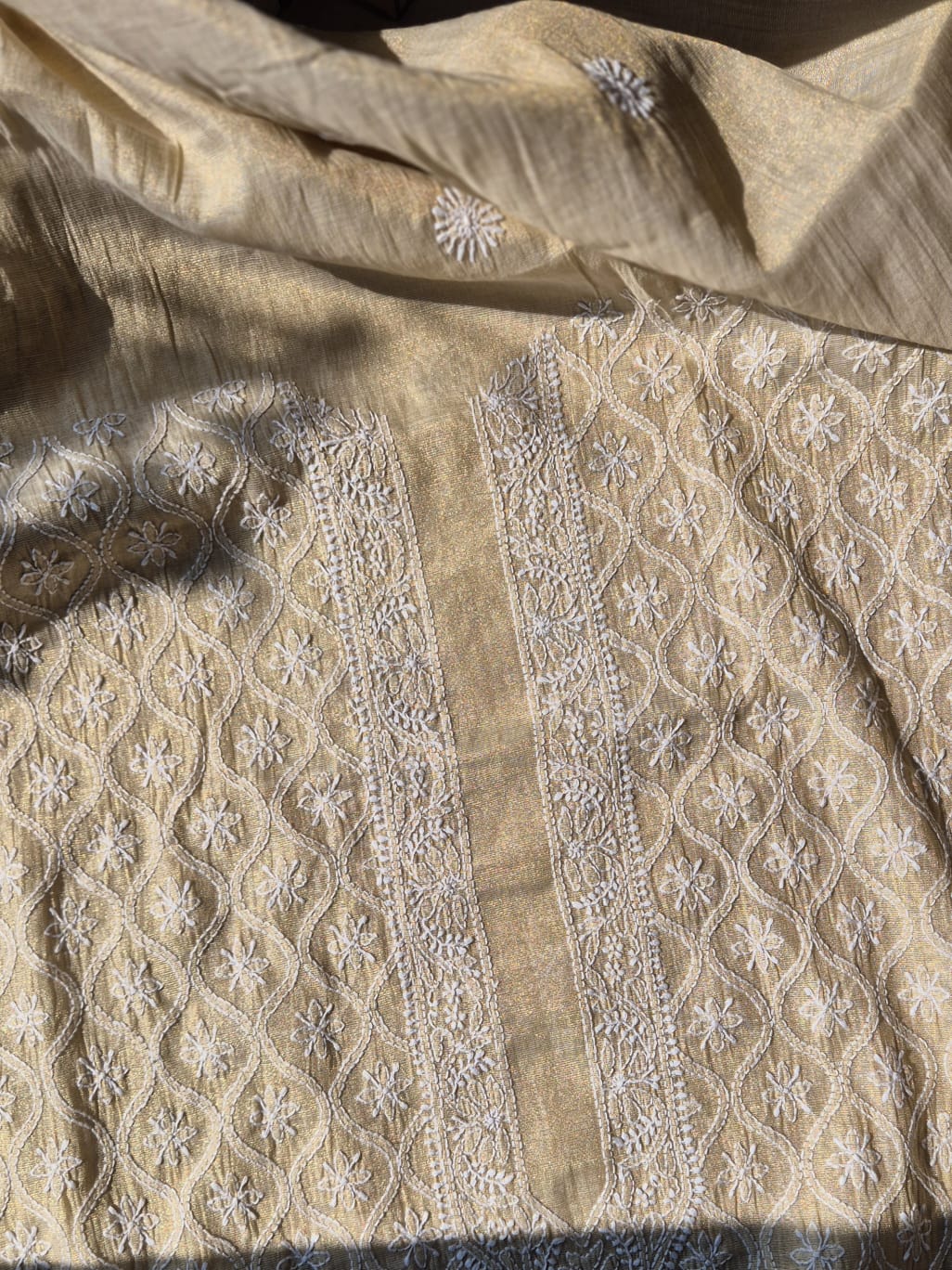 awadh-chikankari-tissue-mens-kurta-fabric-gents-gold