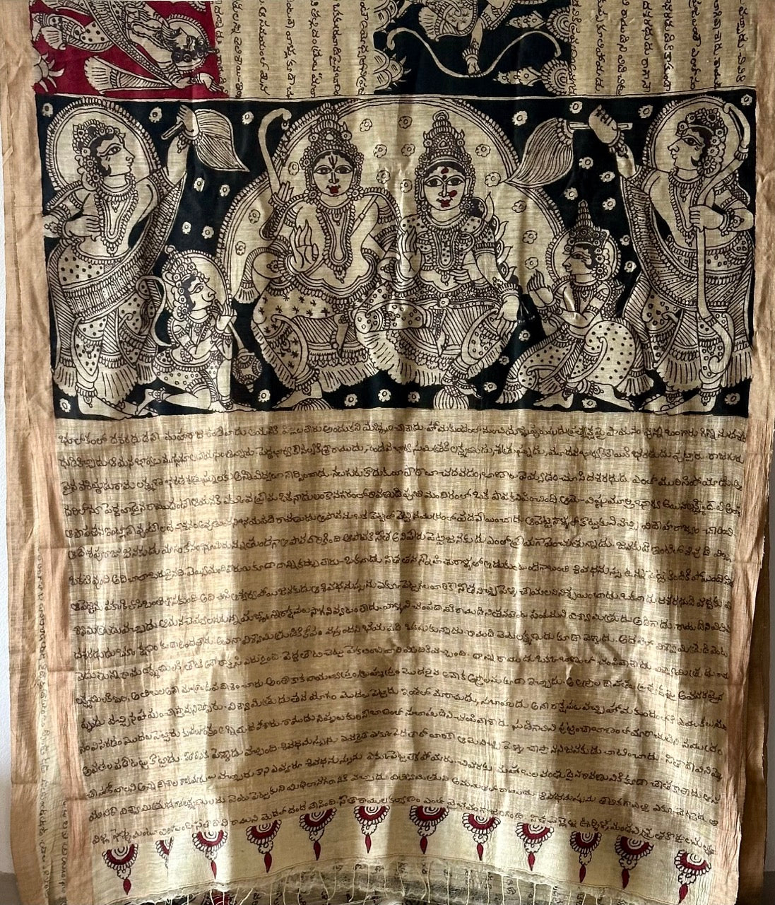 ayodhya-chronicles-handloom-matka-silk-ramayan-theme-kalamkari-saree