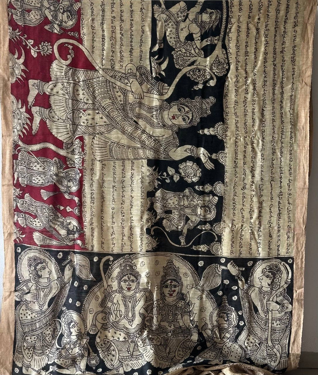 ayodhya-chronicles-handloom-matka-silk-ramayan-theme-kalamkari-saree