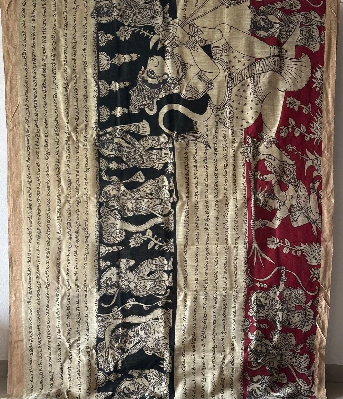 ayodhya-chronicles-handloom-matka-silk-ramayan-theme-kalamkari-saree