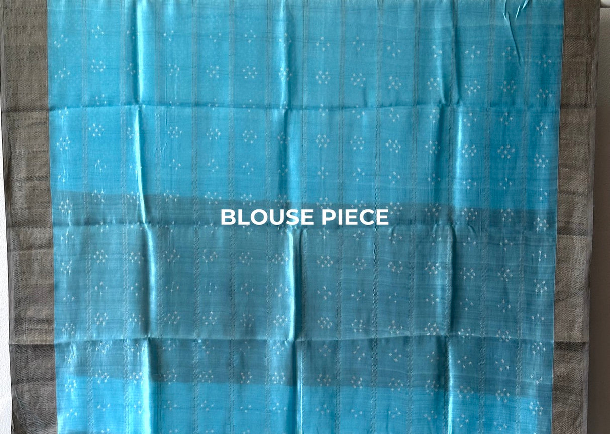 Azure Grace Chanderi Silk Bandhani Saree