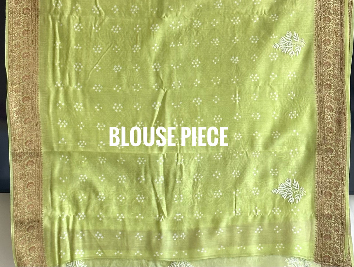 bandhani-lucknow-chikankari-chanderi-cotton-silk-saree-gilded