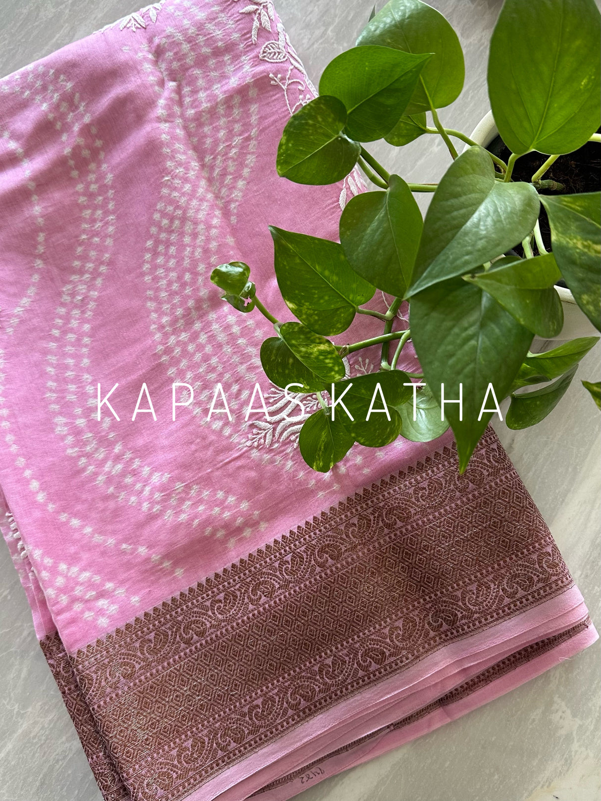 bandhani-lucknow-chikankari-chanderi-cotton-silk-saree-pearl