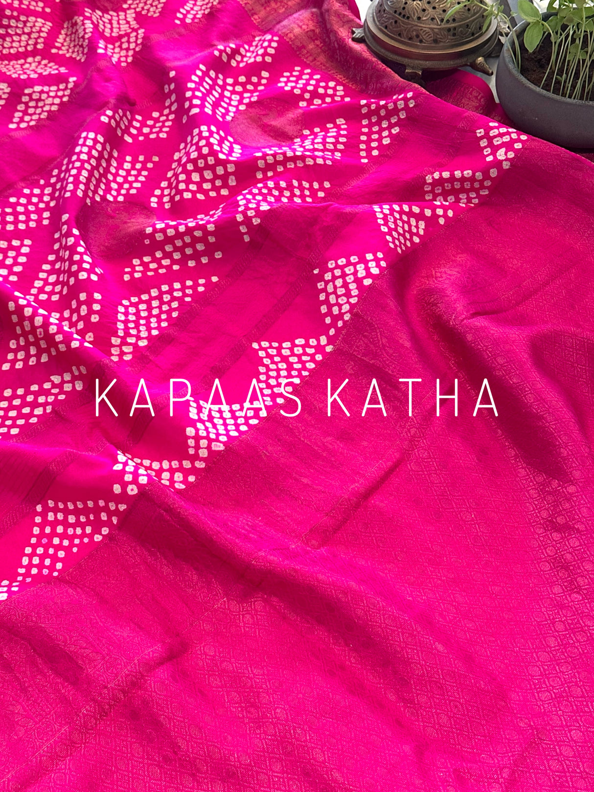 bridal-bandhani-kanjivaram-silk-saree