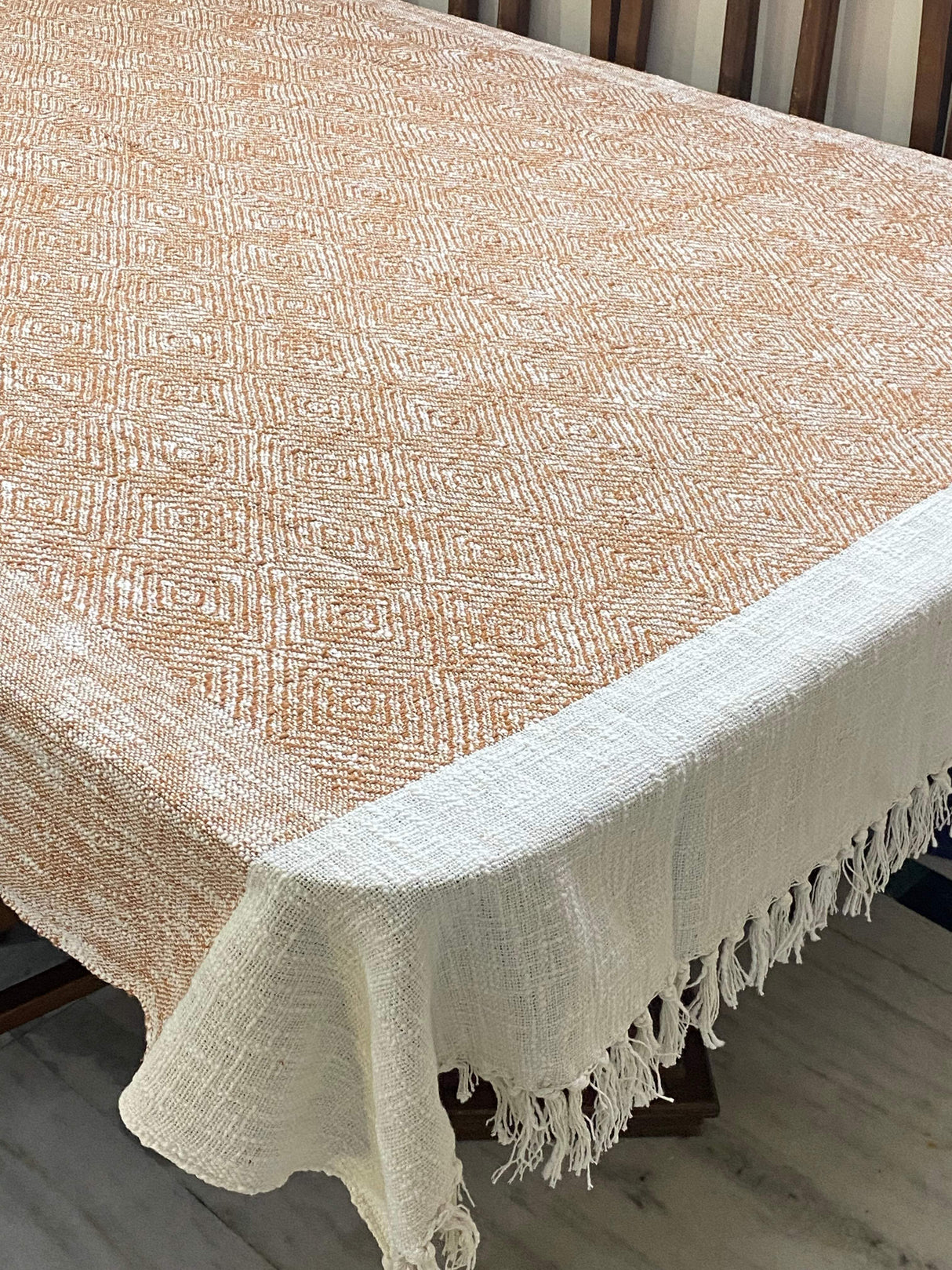 brown-woven-cotton-table-cloth-6-seater-full-view