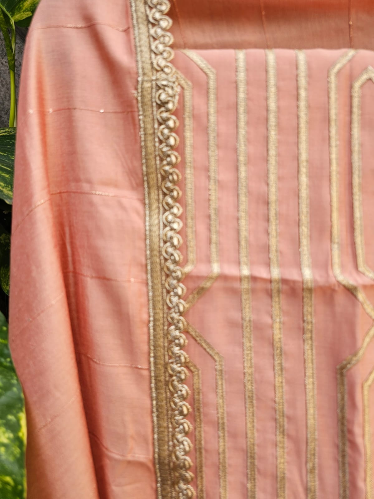 chanderi-cotton-applique-peach-unstitched-suit-set