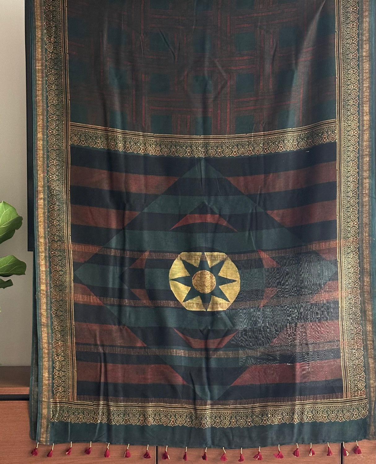 classic-ajrakh-handblock-chanderi-silk-saree