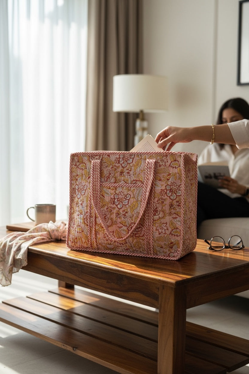 cotton-handcrafted-carryall-with-zip-closure