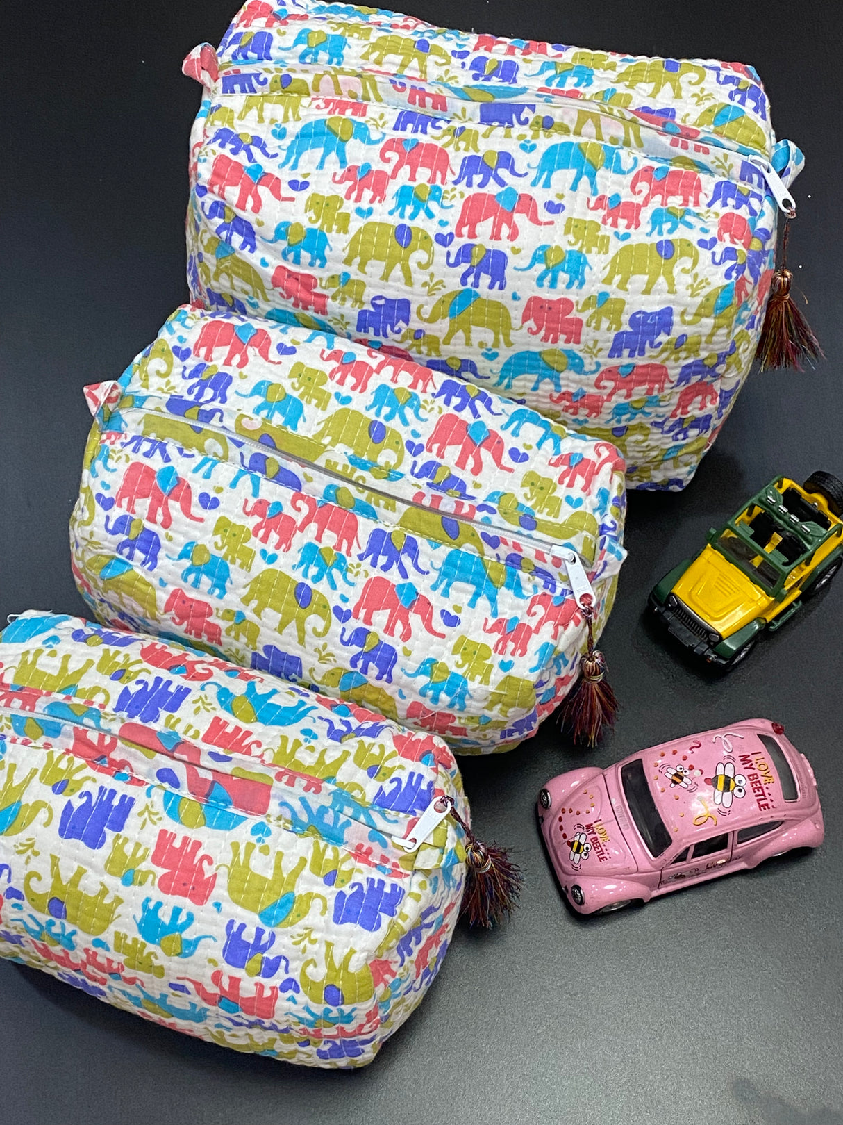 Set of 3 Multipurpose Pouch (large, medium and small)