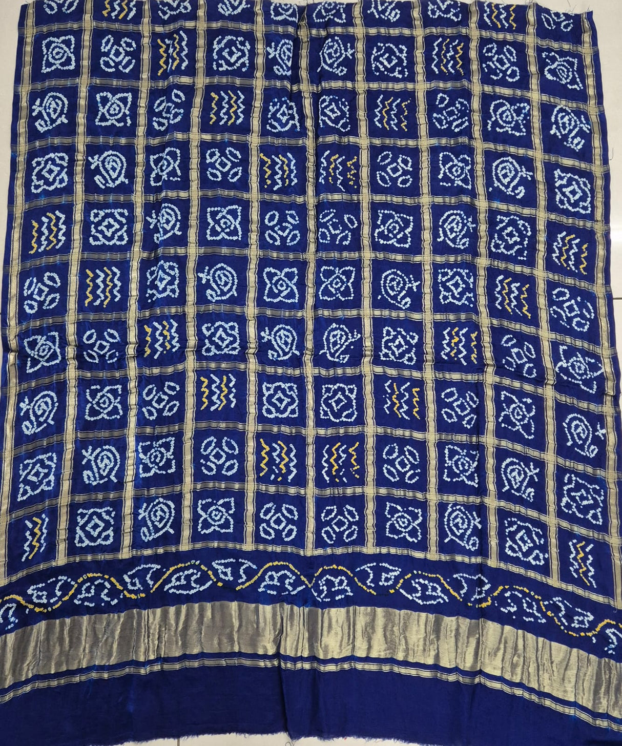 deep-blue-gharchola-pure-gajji-bandhani-blouse-fabric