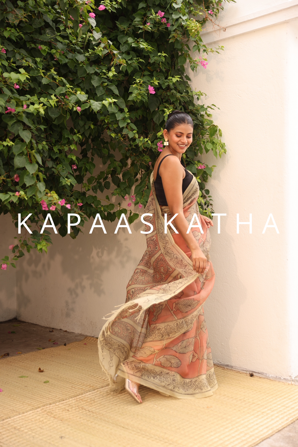 designer-organza-kalamkari-saree