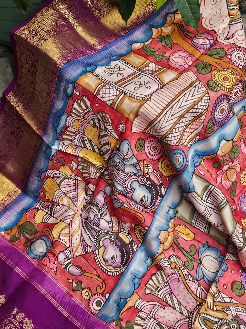 divine-tales-kanchipattu-kalamkari-dupatta