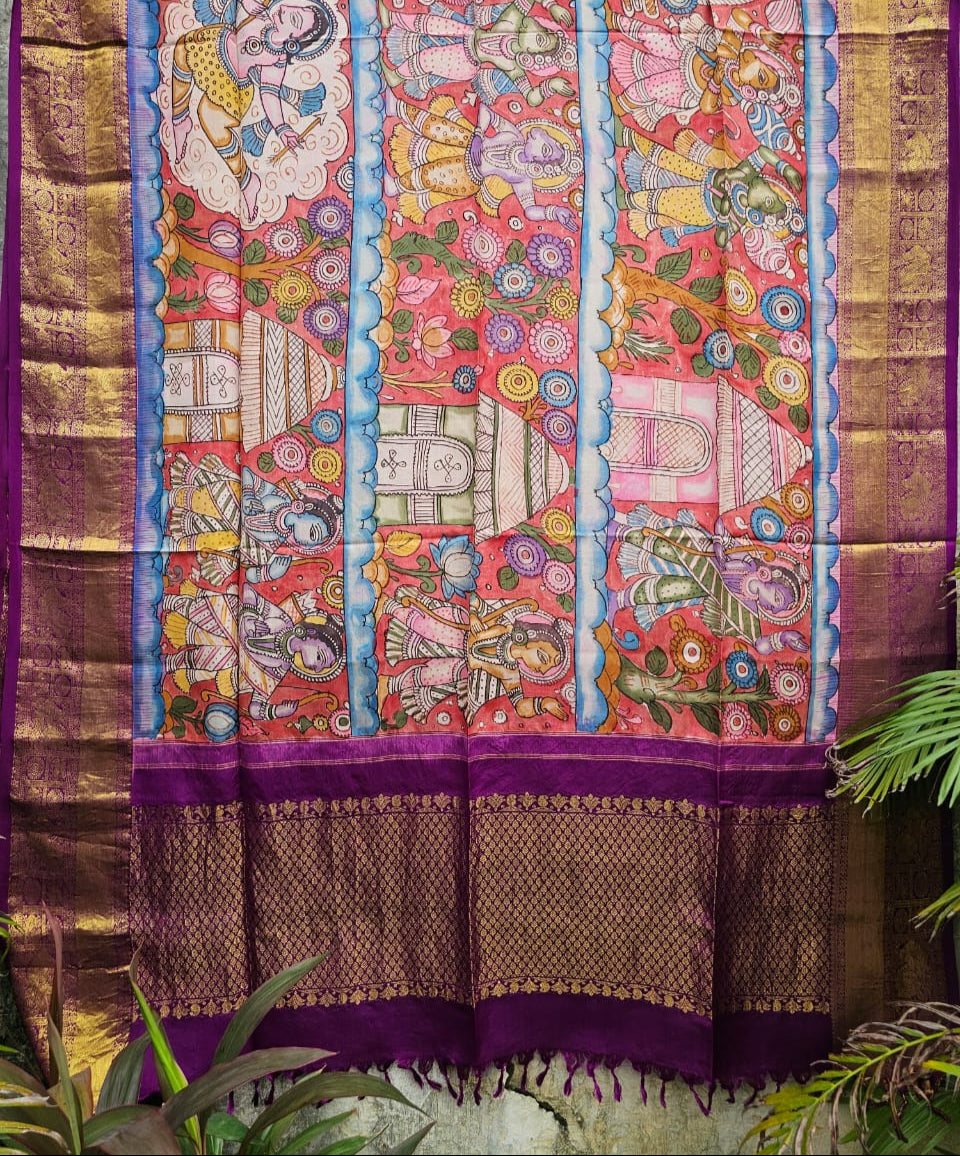 divine-tales-kanchipattu-kalamkari-dupatta