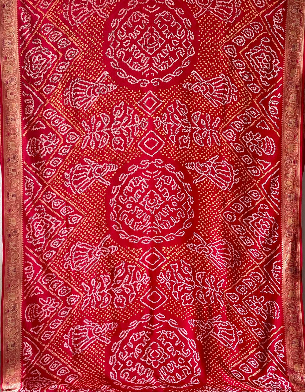 exquisite-red-banarasi-georgette-bandhani-saree
