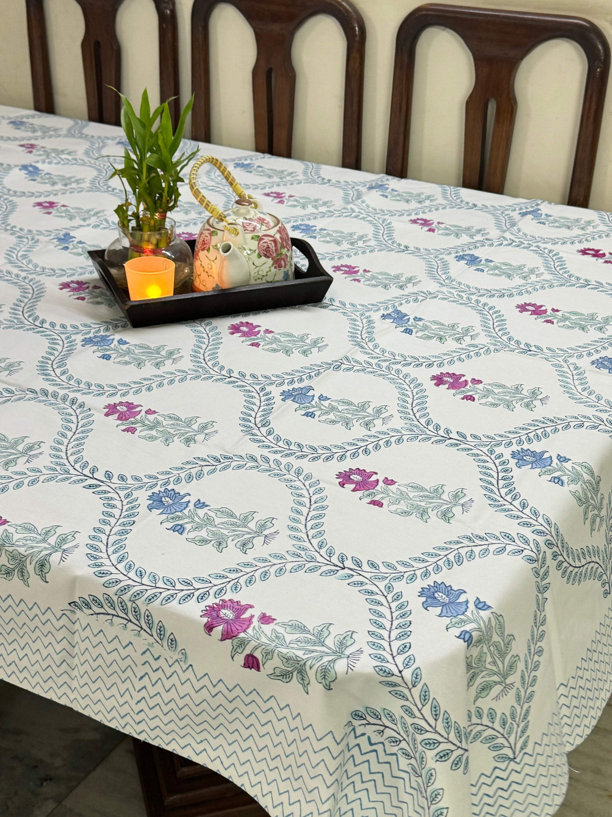floral-blue-theme-table-cloth-6-seater-full-view