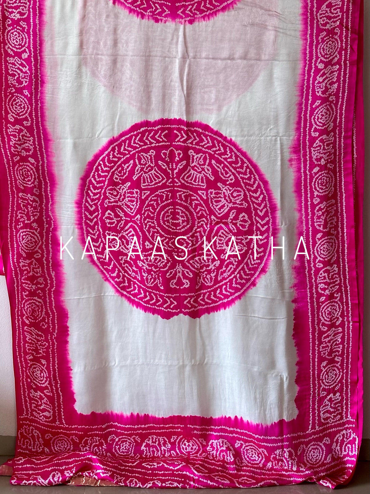 gajji-silk-bandhani-saree-rani-pink-ivory