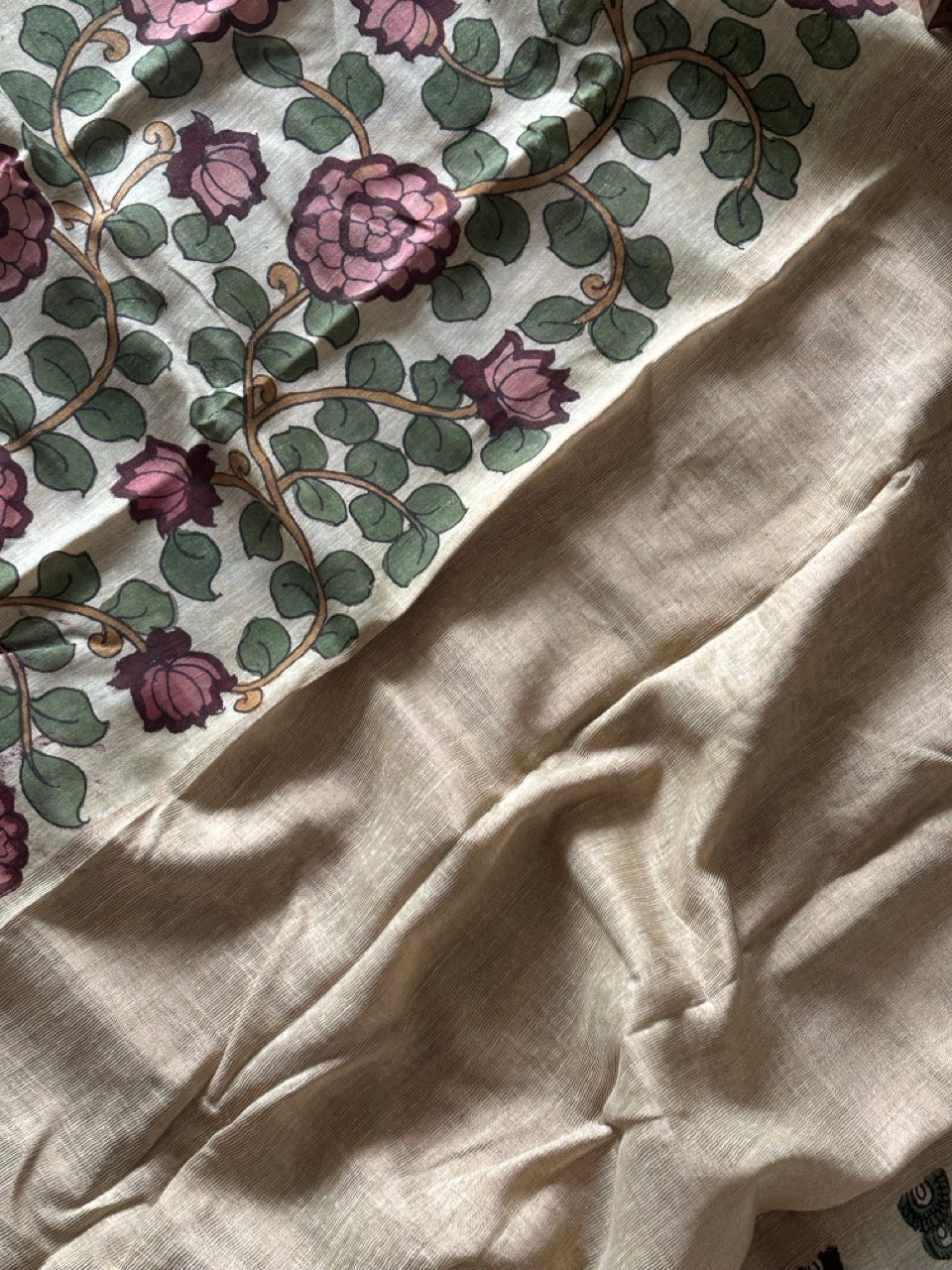 garden-of-grace-handloom-matka-silk-floral-kalamkari-saree