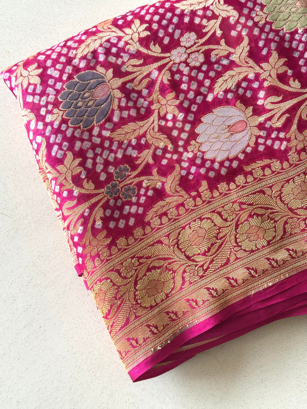 grand-heritage-handloom-banarasi-georgette-meenakari-bandhani-saree