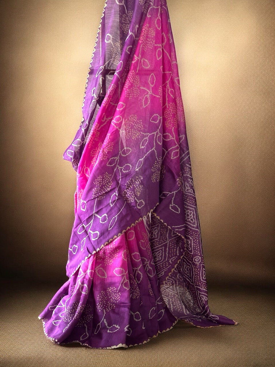 gulab-leher-dual-shade-munga-silk-bandhani-saree