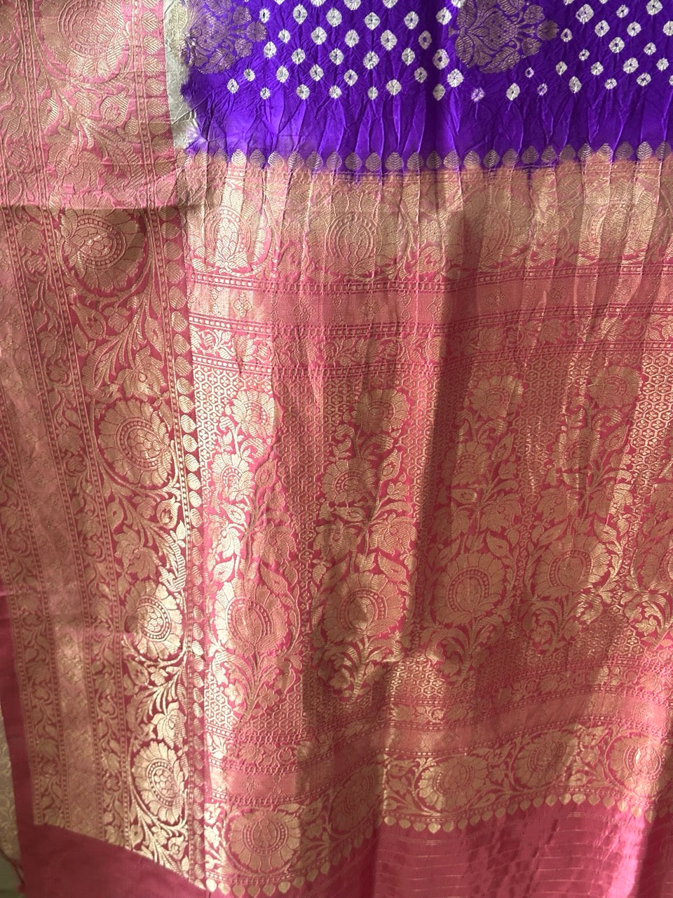 gulab-neelima-gorgeous-banarasi-silk-bandhani-saree