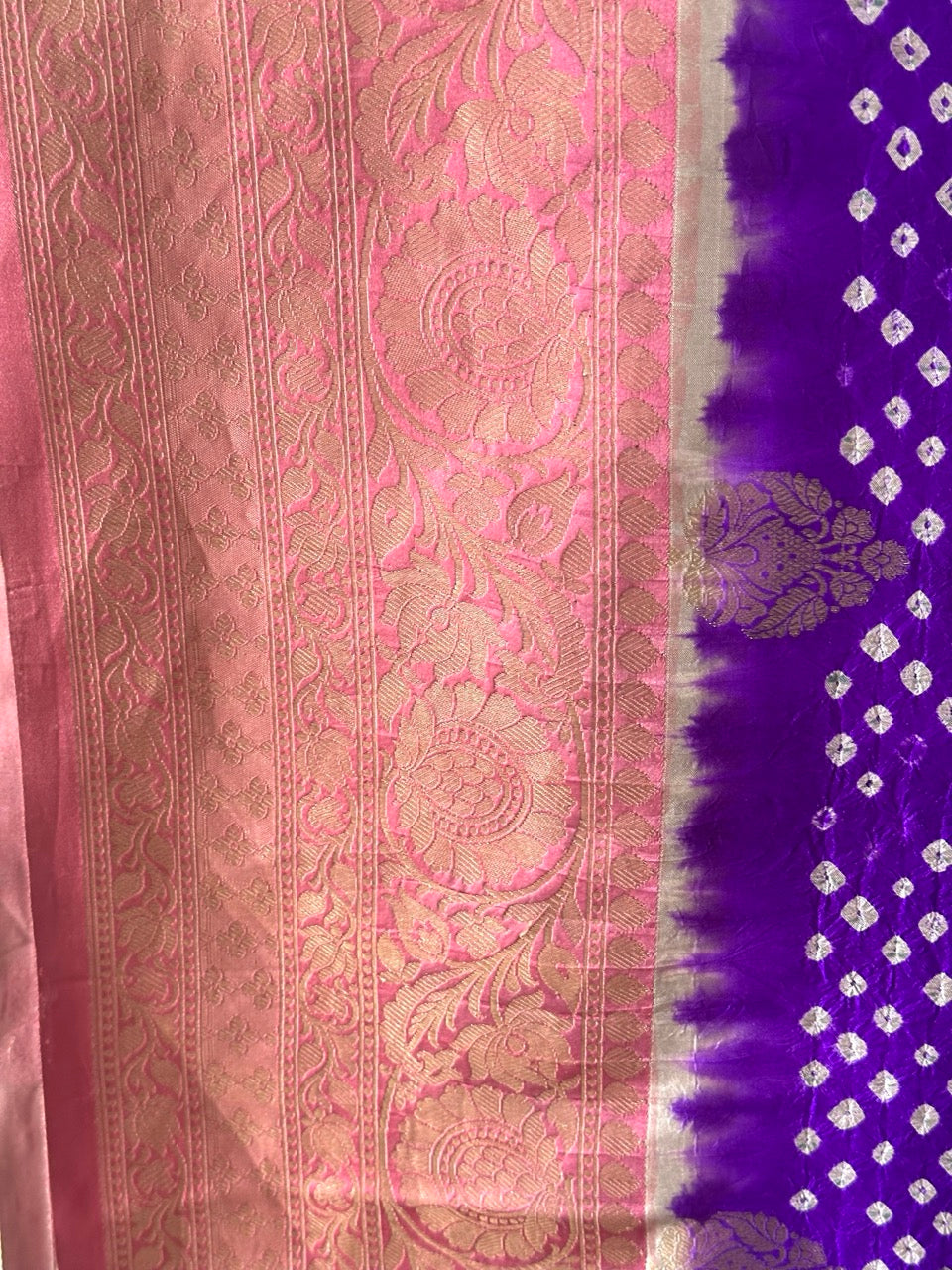 gulab-neelima-gorgeous-banarasi-silk-bandhani-saree