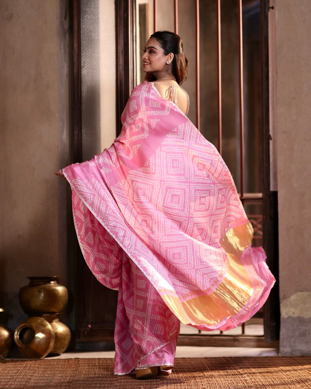 gulabi-noor-pure-gajji-silk-bandhani-saree