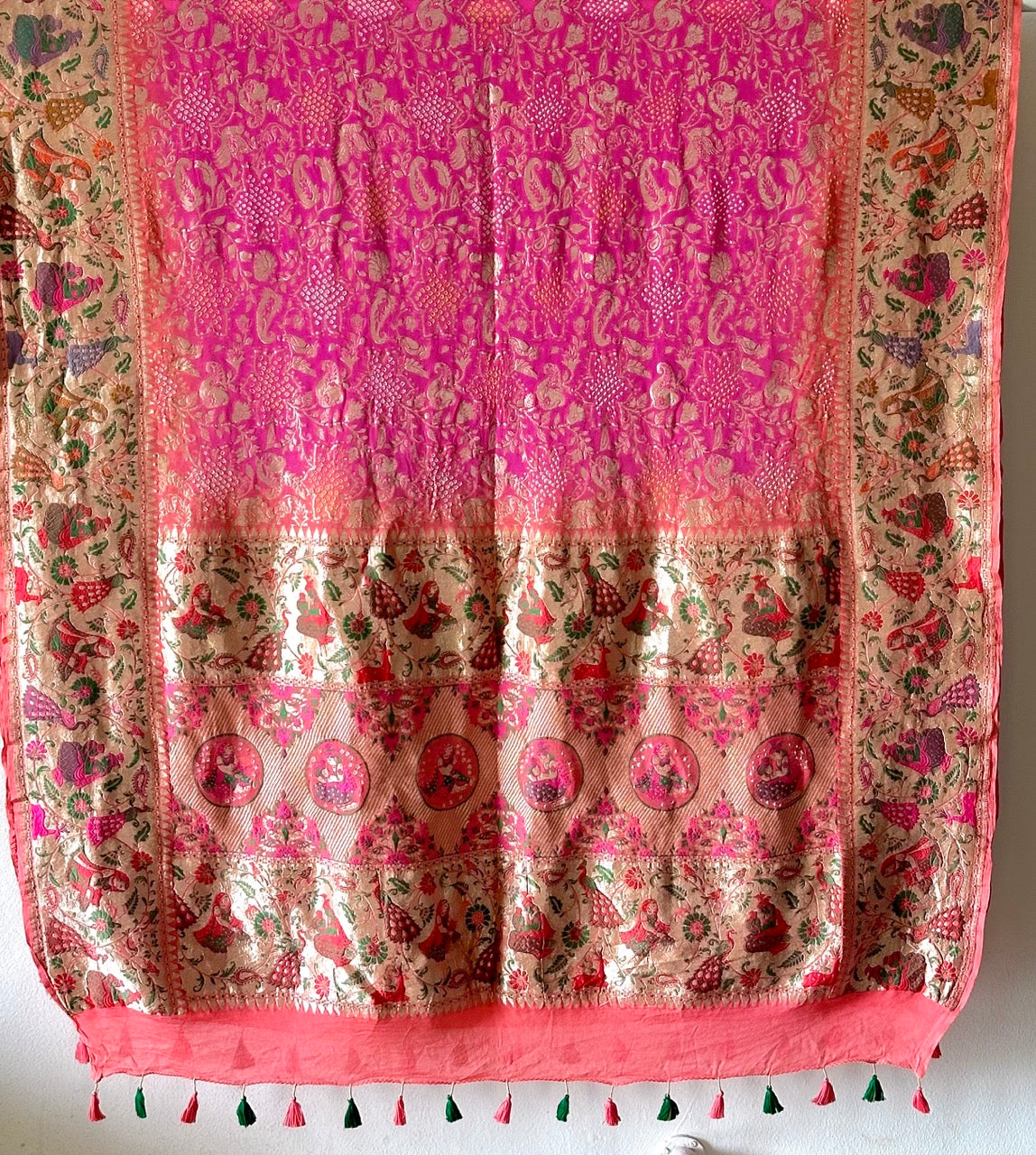 gulabi-rangrez-pure-banarasi-georgette-meenakari-bandhani-dupatta