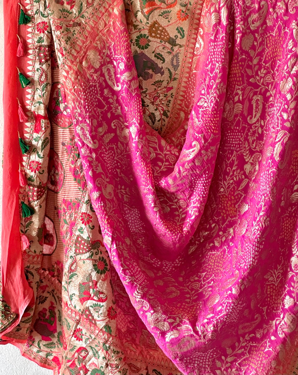 gulabi-rangrez-pure-banarasi-georgette-meenakari-bandhani-dupatta