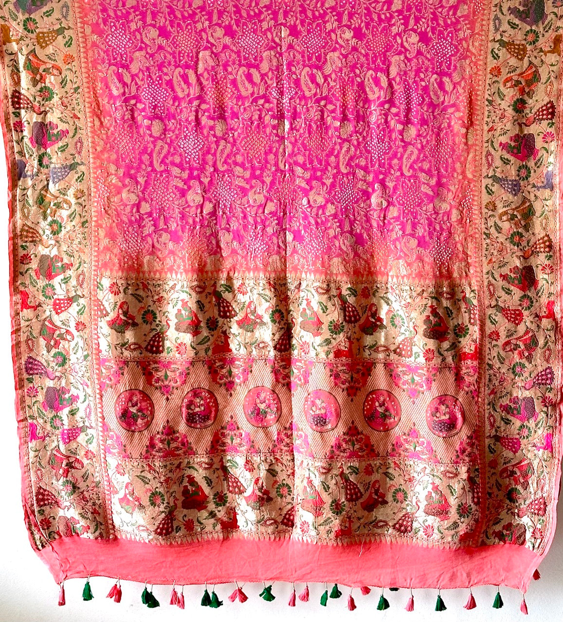 gulabi-rangrez-pure-banarasi-georgette-meenakari-bandhani-dupatta