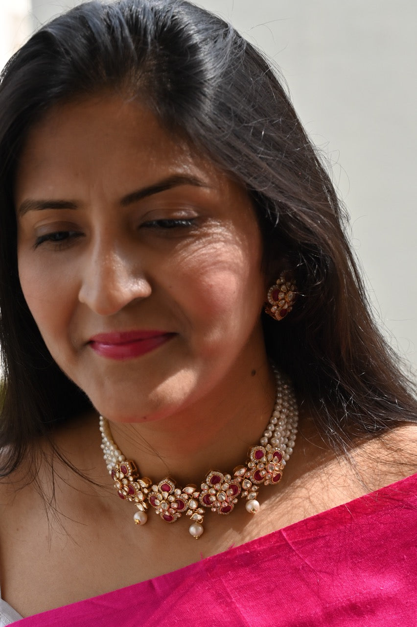 handcrafted-92-5-silver-gulab-kiran-polki-pearl-choker-set