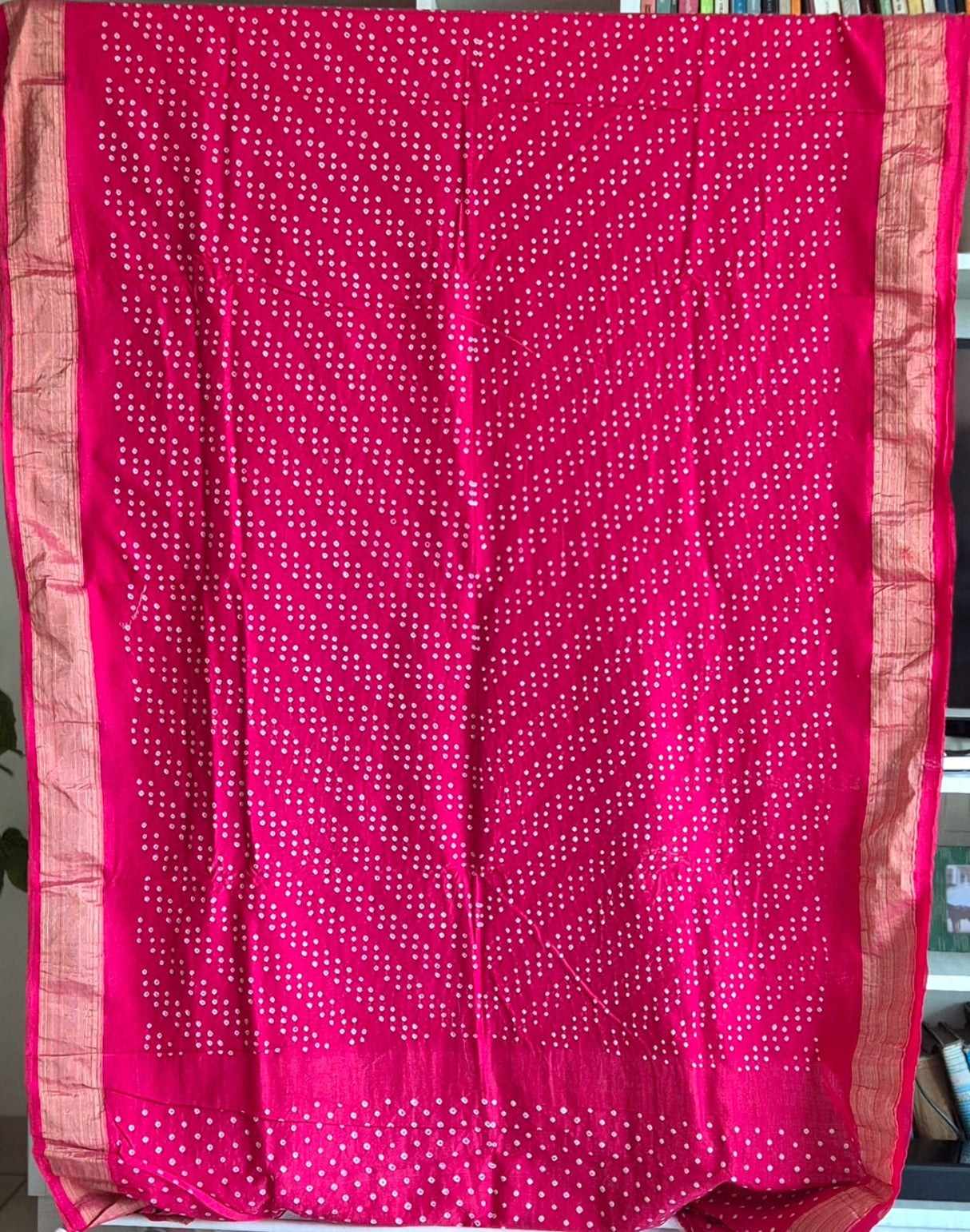 handloom-cotton-paithani-bandhani-saree-in-cherry-red-colour