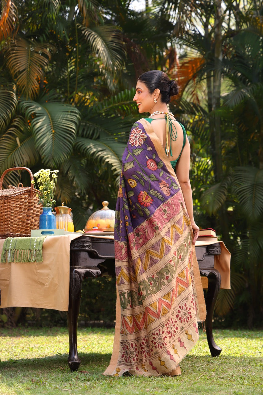 handloom-matka-silk-floral-kalamkari-saree-pallu-detail