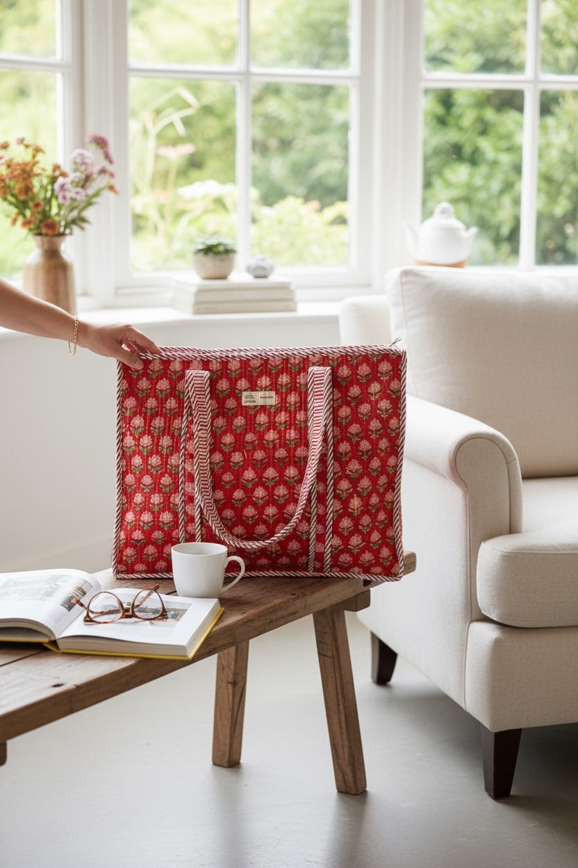 handmade-red-floral-cotton-carryall-tote-bag